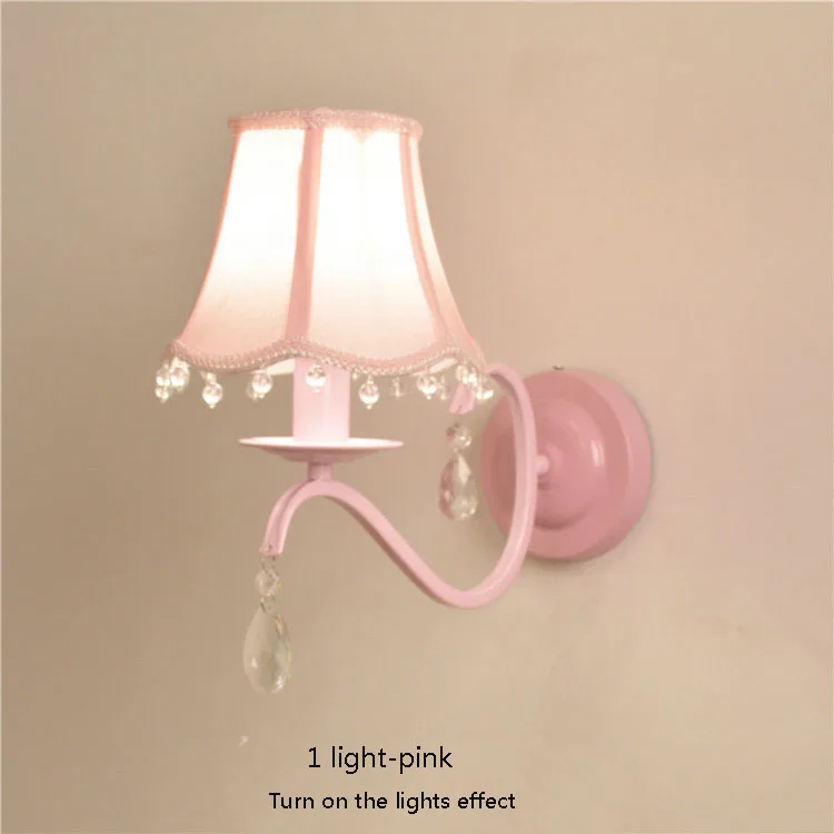 American minimalist children's room wall lamp rustic style warm girl princess wedding room aisle bedroom crystal bedside lamp
American minimalist children's room wall lamp rustic style warm girl princess wedding room aisle bedroom crystal bedside lamp