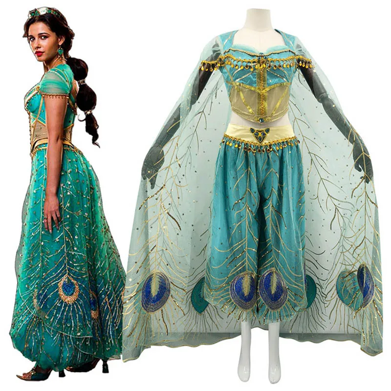 2019 Newest Movie Aladdin Jasmine Princess Top Quality Embroidery Cosplay Costume For Adult Women Girls Halloween Party Costume
2019 Newest Movie Aladdin Jasmine Princess Top Quality Embroidery Cosplay Costume For Adult Women Girls Halloween Party Costume