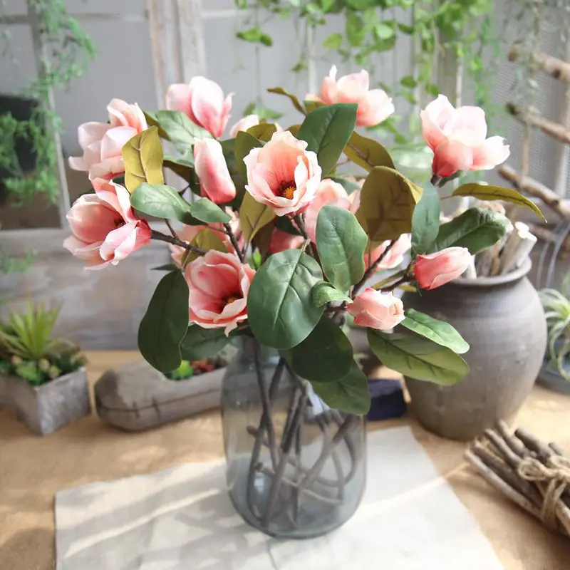 Real Touch Artificial Plants Magnolia Dancing Orchids Silk Flowers Branch Home Wedding Party Plant Wall Decoration Fake Flowers
Real Touch Artificial Plants Magnolia Dancing Orchids Silk Flowers Branch Home Wedding Party Plant Wall Decoration Fake Flowers