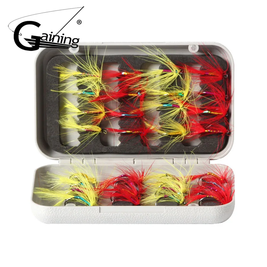 Fly Fishing Flies Kit 32pcs Assorted Fly Fishing Lures Hooks Fishing Feather Bait Lures Dry Wet Flies Fishing with Box De Pesca
Fly Fishing Flies Kit 32pcs Assorted Fly Fishing Lures Hooks Fishing Feather Bait Lures Dry Wet Flies Fishing with Box De Pesca