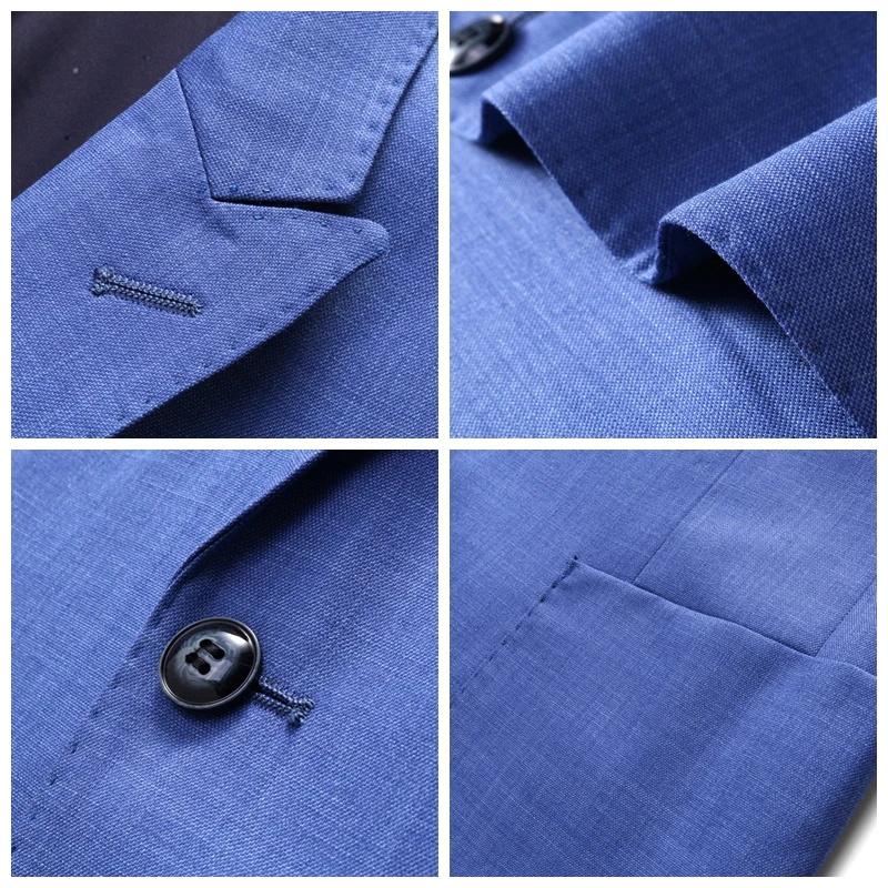 JZ CHIEF Mens Suit Jacket Formal Business Blazer Groom 3 Pieces Slim Fit Party Clothing Blue Suit Wedding Suit One Button Jacket
JZ CHIEF Mens Suit Jacket Formal Business Blazer Groom 3 Pieces Slim Fit Party Clothing Blue Suit Wedding Suit One Button Jacket