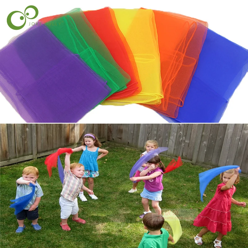 HOT 6 colors Children gymnastics scarves for outdoor game toys/ Kids Child parent interactive handkerchief educational toys WYQ 
HOT 6 colors Children gymnastics scarves for outdoor game toys/ Kids Child parent interactive handkerchief educational toys WYQ