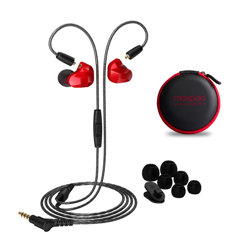 Black Moxpad X9 Dual Dynamic Driver Professional In Ear Sport Earphone With Mic For Iphone Phones MP3 Detachable Cable With Box
Black Moxpad X9 Dual Dynamic Driver Professional In Ear Sport Earphone With Mic For Iphone Phones MP3 Detachable Cable With Box