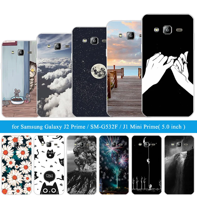 Для Samsung Galaxy J2 Prime Capa Мягкий силиконовый чехол для Деревянный G532F G532|Бамперы| |