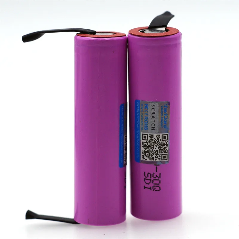 VariCore INR18650 30Q 3000mAh 30A Rechargeable lithium-ion 18650 Batteries Rechargeable INR18650-30Q high-current Battery+Nick
VariCore INR18650 30Q 3000mAh 30A Rechargeable lithium-ion 18650 Batteries Rechargeable INR18650-30Q high-current Battery+Nick