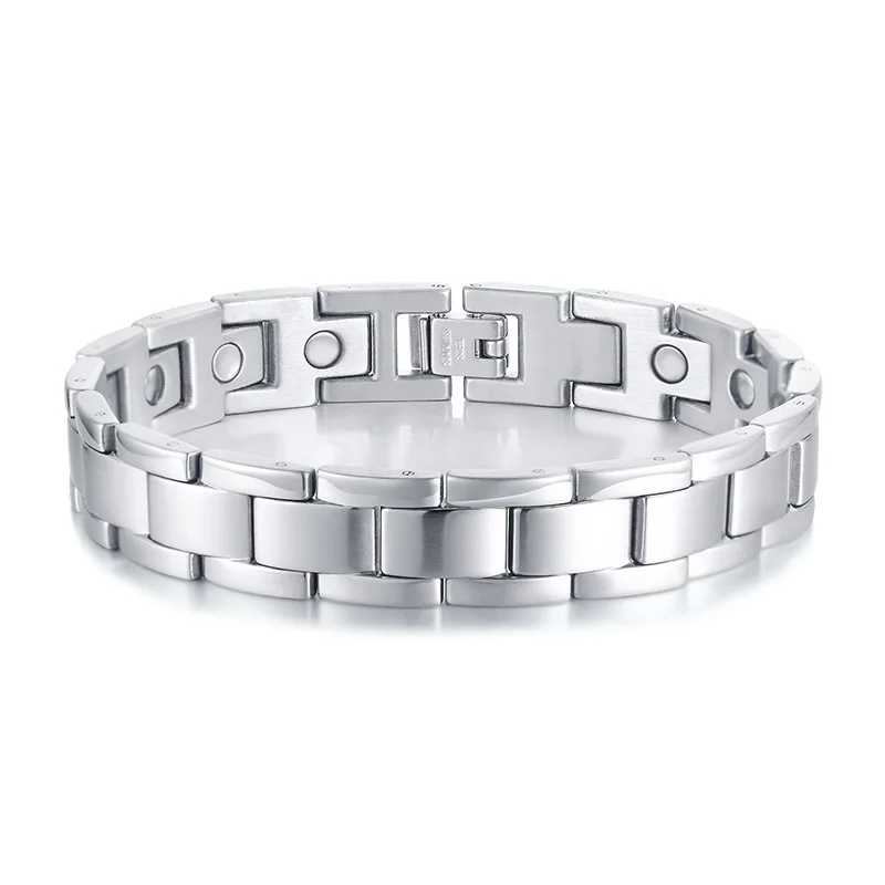 Gents Health Bracelets Neodymium Bio Energy Therapy Bracelet Stainless Steel Jewelry
Gents Health Bracelets Neodymium Bio Energy Therapy Bracelet Stainless Steel Jewelry