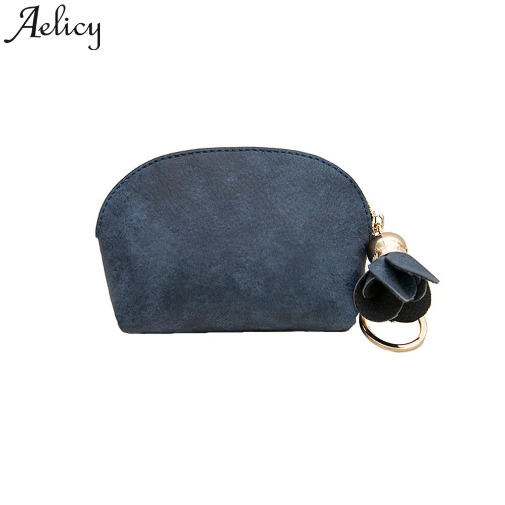 Aelicybags для женщин 2019 кожаный маленький кошелек на молнии девушек монет Дамская