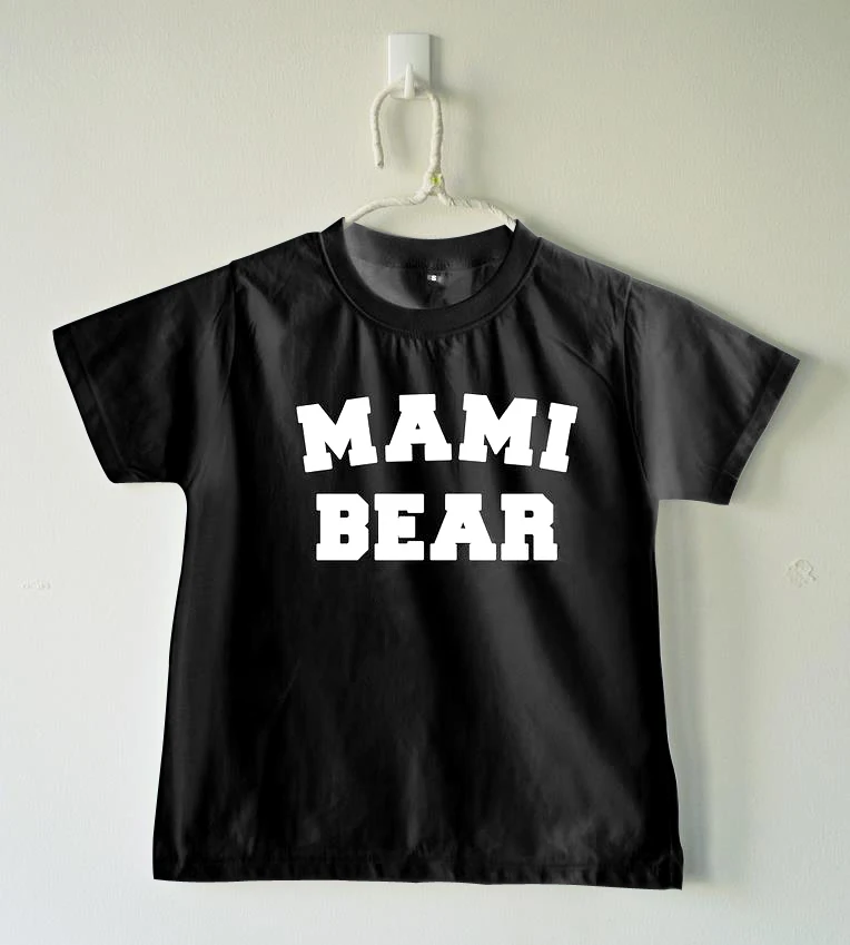 MAMI BEAR Kids tshirt Boy Girl t shirt For Children Toddler Clothes Funny Tumblr Top Tees Drop Ship CZ-45
MAMI BEAR Kids tshirt Boy Girl t shirt For Children Toddler Clothes Funny Tumblr Top Tees Drop Ship CZ-45