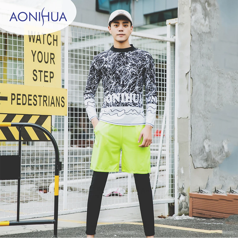Aonihua Two Piece Sport Swimsuit Sepatate SwimWear For Teens Fashion Trend Exercise Swim Wear Long Sleeve Swimsuit 1939
Aonihua Two Piece Sport Swimsuit Sepatate SwimWear For Teens Fashion Trend Exercise Swim Wear Long Sleeve Swimsuit 1939