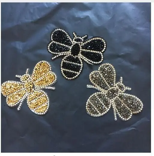 DD 2PCS/lot Hotfix Rhinestones Bee Patch for Clothes Hats 3D Beaded Bugs Appliques DIY Accessories Hot Adhesive Insects Parches
DD 2PCS/lot Hotfix Rhinestones Bee Patch for Clothes Hats 3D Beaded Bugs Appliques DIY Accessories Hot Adhesive Insects Parches