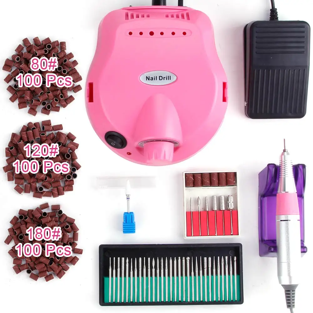 Electric Machine Apparatus for Manicure Pedicure Kit Milling Cutter Ceramic Nail Drill Art Polisher Tool Bits Sanding Bands
Electric Machine Apparatus for Manicure Pedicure Kit Milling Cutter Ceramic Nail Drill Art Polisher Tool Bits Sanding Bands