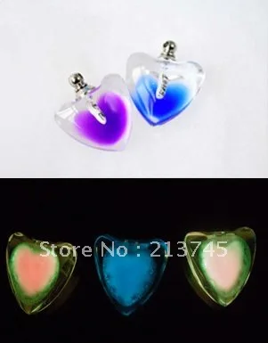 Freeshipping!! 100pcs/lot luminous glass vial pendant Love Heart Essential Oil Pendant
Freeshipping!! 100pcs/lot luminous glass vial pendant Love Heart Essential Oil Pendant