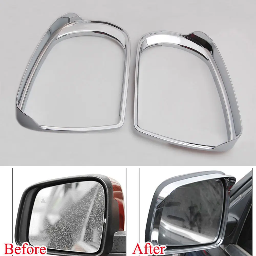 2X Chrome Side Door Rearview Mirror Cover Trim Rain Shield Decor Frame Car Styling Sticker ABS For Jeep Grand Cherokee 2011-2016
2X Chrome Side Door Rearview Mirror Cover Trim Rain Shield Decor Frame Car Styling Sticker ABS For Jeep Grand Cherokee 2011-2016