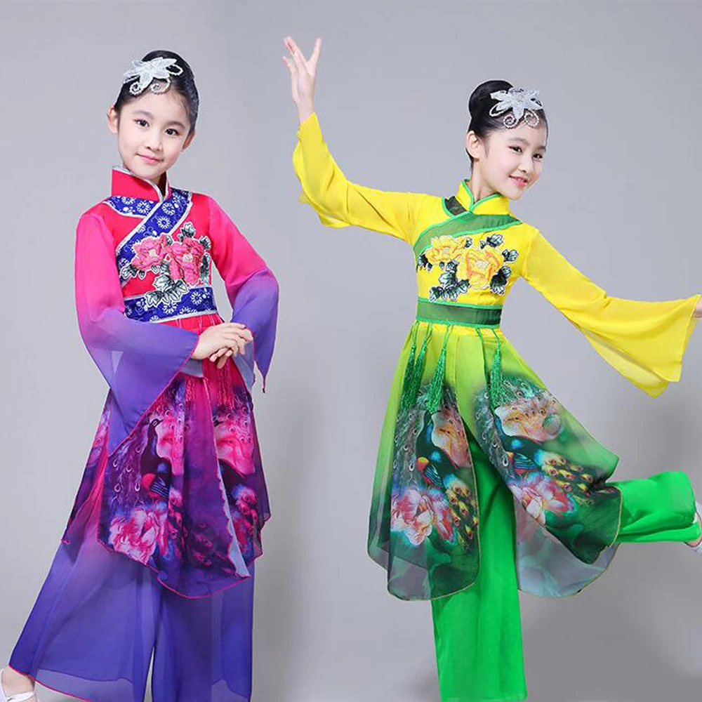 Детская одежда для народных танцев, классических танцев, танцевальная одежда Янко, костюм для девочек с зонтиками для фанатов, костюм для на... 
Детская одежда для народных танцев, классических танцев, танцевальная одежда Янко, костюм для девочек с зонтиками для фанатов, костюм для на...