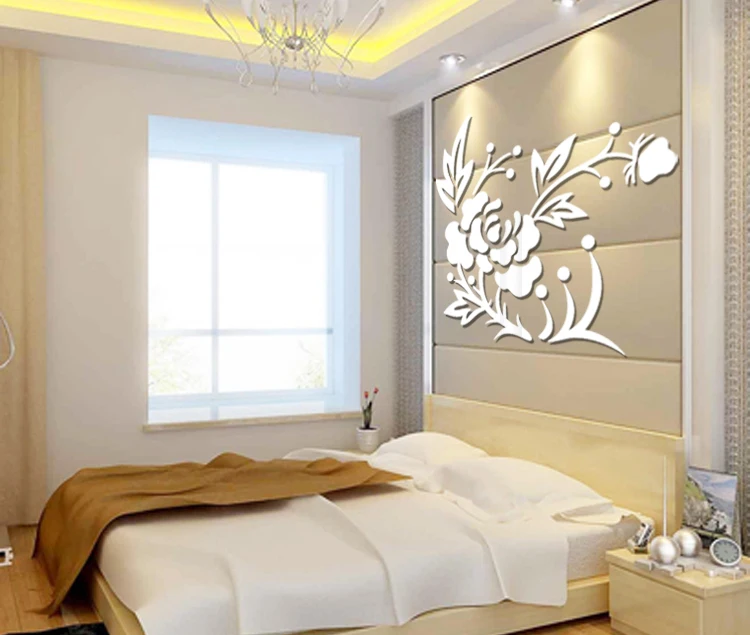 Peony Flower Acrylic 3D wall stickers Entrance living room DIY Art decor Bedroom TV sofa backdrop decoration Waterproof
Peony Flower Acrylic 3D wall stickers Entrance living room DIY Art decor Bedroom TV sofa backdrop decoration Waterproof