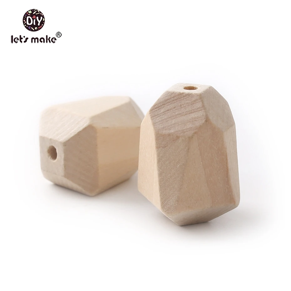 Let's Make 10pcs Maple Wooden Beads Teething Necklace Diy Accessories Polygon Irregular BPA Free Food Grade Wooden Teether
Let's Make 10pcs Maple Wooden Beads Teething Necklace Diy Accessories Polygon Irregular BPA Free Food Grade Wooden Teether