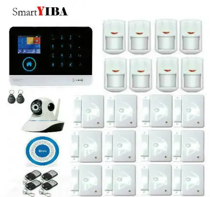 SmartYIBA WiFi 2G GSM Home Security Alarm Home Protection GPRS Alarm System APP Control with indoor IP Camera
SmartYIBA WiFi 2G GSM Home Security Alarm Home Protection GPRS Alarm System APP Control with indoor IP Camera