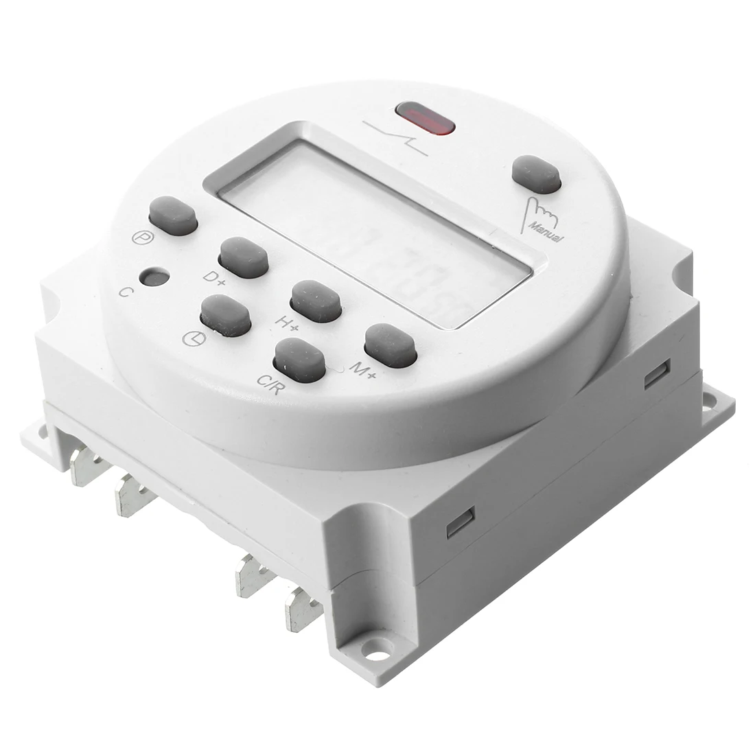 Новый ЖК цифровой контроль мощности Программируемый таймер DC 12V 16 реле времени |