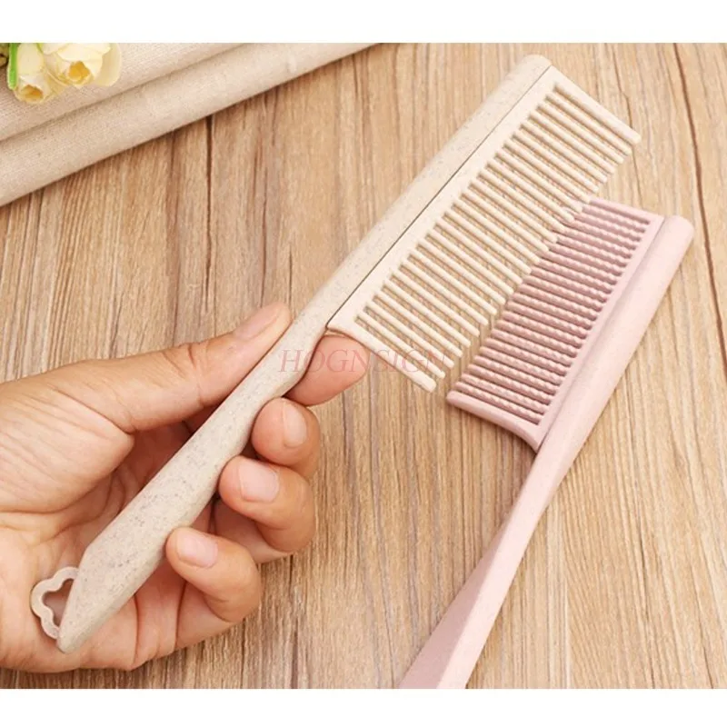 

Large Tooth Comb Wide Toothed Combs Inside Buckle Plastic Anti Static Pear Head Hair Hairbrush Hairdressing Supplies Straight