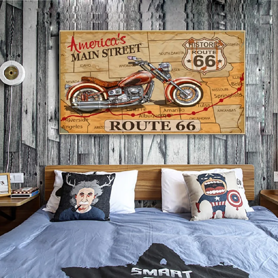 Vintage Travel Route Map Poster Canvas Paintings Large Motorcycle Posters Prints Wall Art Picture Living Room Home Decor
Vintage Travel Route Map Poster Canvas Paintings Large Motorcycle Posters Prints Wall Art Picture Living Room Home Decor
