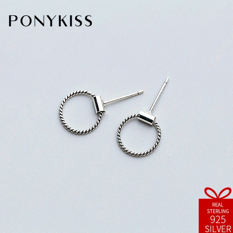 Женские серьги-пусеты PONYKISS, винтажные однотонные круглые серьги-пусеты из тайского серебра, для вечеринки, юбилея, милые аксессуары в подар...
Женские серьги-пусеты PONYKISS, винтажные однотонные круглые серьги-пусеты из тайского серебра, для вечеринки, юбилея, милые аксессуары в подар...