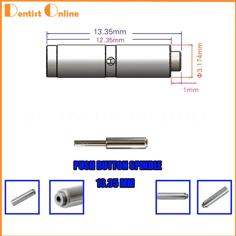3pcs Dental Push Button Spindle For Repair Dental Cartridge Dental Rotor 13.35mm
3pcs Dental Push Button Spindle For Repair Dental Cartridge Dental Rotor 13.35mm