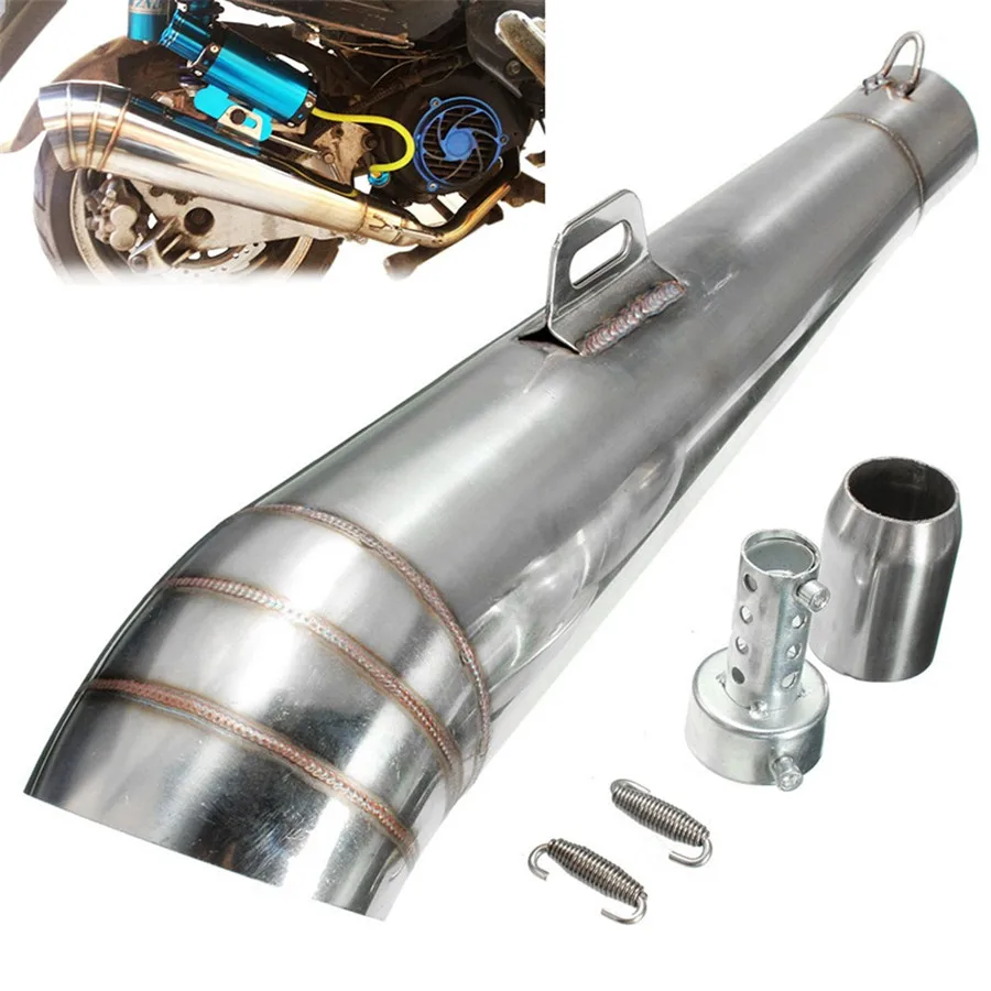 38-51mm Universal Stainless Steel Slip-on Type GP Exhaust Muffler Pipe & DB Killer for 125-1000CC Motorcycle & Scooter
38-51mm Universal Stainless Steel Slip-on Type GP Exhaust Muffler Pipe & DB Killer for 125-1000CC Motorcycle & Scooter