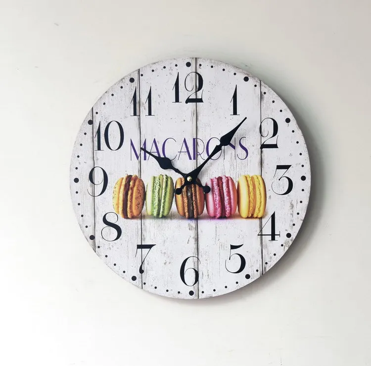 Vintage Wooden Wall Clock Kitchen Hot Home Leisure Snack Decorative Wall Clocks Big Wall Watches
Vintage Wooden Wall Clock Kitchen Hot Home Leisure Snack Decorative Wall Clocks Big Wall Watches
