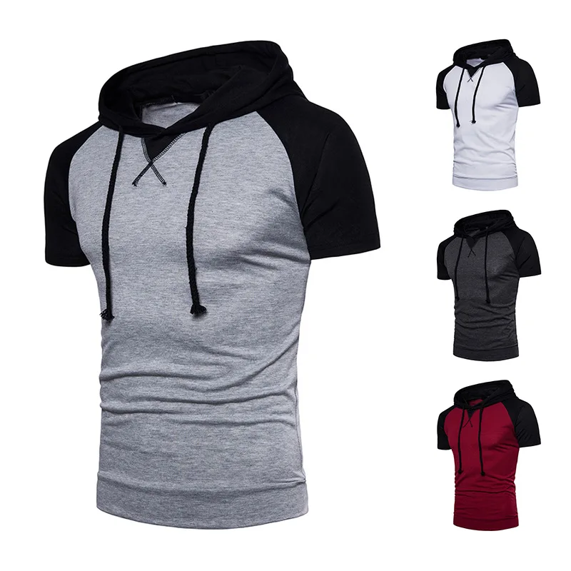 Hooded T Shirt Men Summer Brand Short Sleeve Mens T-shirts Casual Slim Fit Raglan Sleeve Tee Shirt Homme Hip Hop Streetwear Tops
Hooded T Shirt Men Summer Brand Short Sleeve Mens T-shirts Casual Slim Fit Raglan Sleeve Tee Shirt Homme Hip Hop Streetwear Tops