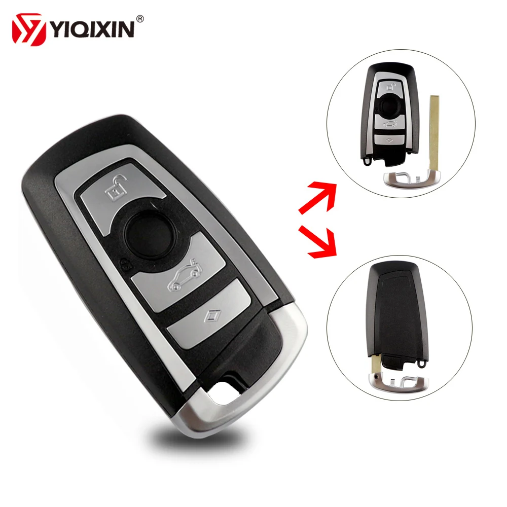 Фото YIQIXIN 4 кнопки смарт Автомобильный Дистанционный ключ без ключа - купить