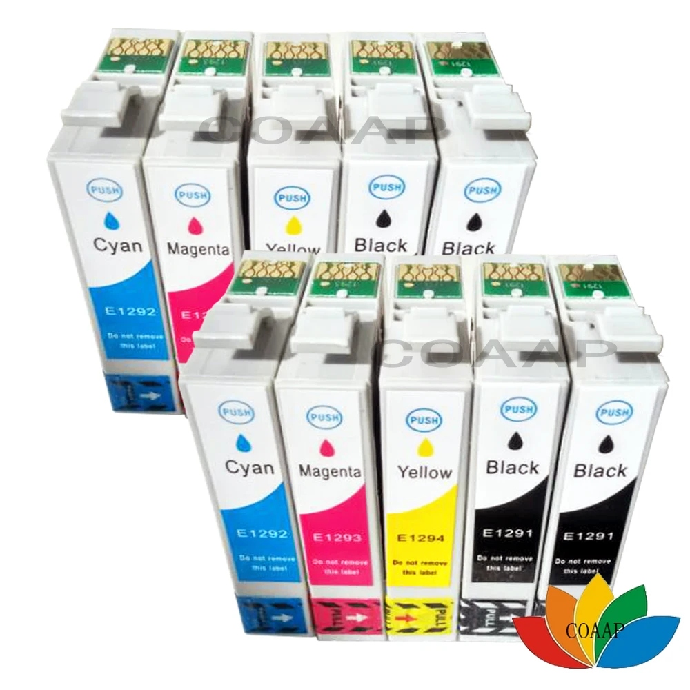 10x New Ink cartridges for WorkForce WF-3010DW, WF-3520DWF, WF-3530DTWF,WF-3540DTWF,Printer T1291-T1294
10x New Ink cartridges for WorkForce WF-3010DW, WF-3520DWF, WF-3530DTWF,WF-3540DTWF,Printer T1291-T1294