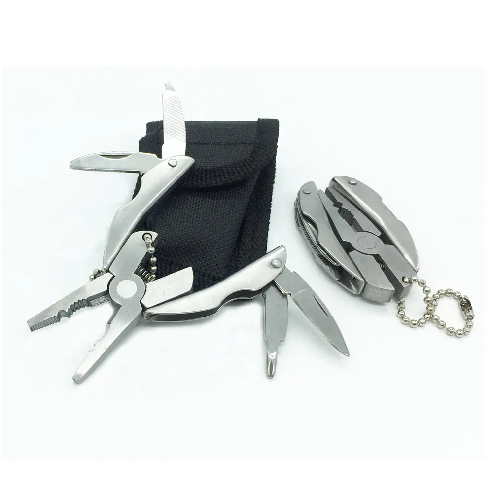 Stainless Steel Outdoor Portable Multitool Pliers Knife Key chain Screwdriver Multi Tools Mini Pliers Multifunction Tools
Stainless Steel Outdoor Portable Multitool Pliers Knife Key chain Screwdriver Multi Tools Mini Pliers Multifunction Tools