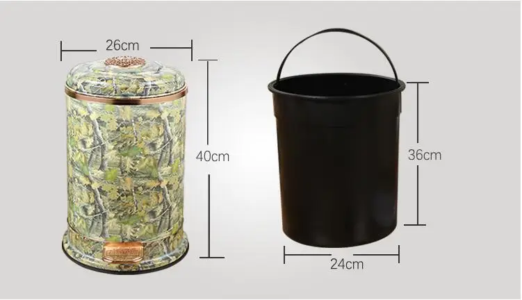 Luxurious European10L Stainless steel metal trash bins kitchen trash garbage bucket trash can kitchen for homedecor LJT030
Luxurious European10L Stainless steel metal trash bins kitchen trash garbage bucket trash can kitchen for homedecor LJT030