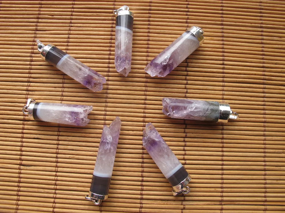 Purple Quartz Drusy Pendants 5pcs/lot Natural Amethys t Quartz Drzy Qrystal Tube Gem stone jewelry pendant
Purple Quartz Drusy Pendants 5pcs/lot Natural Amethys t Quartz Drzy Qrystal Tube Gem stone jewelry pendant