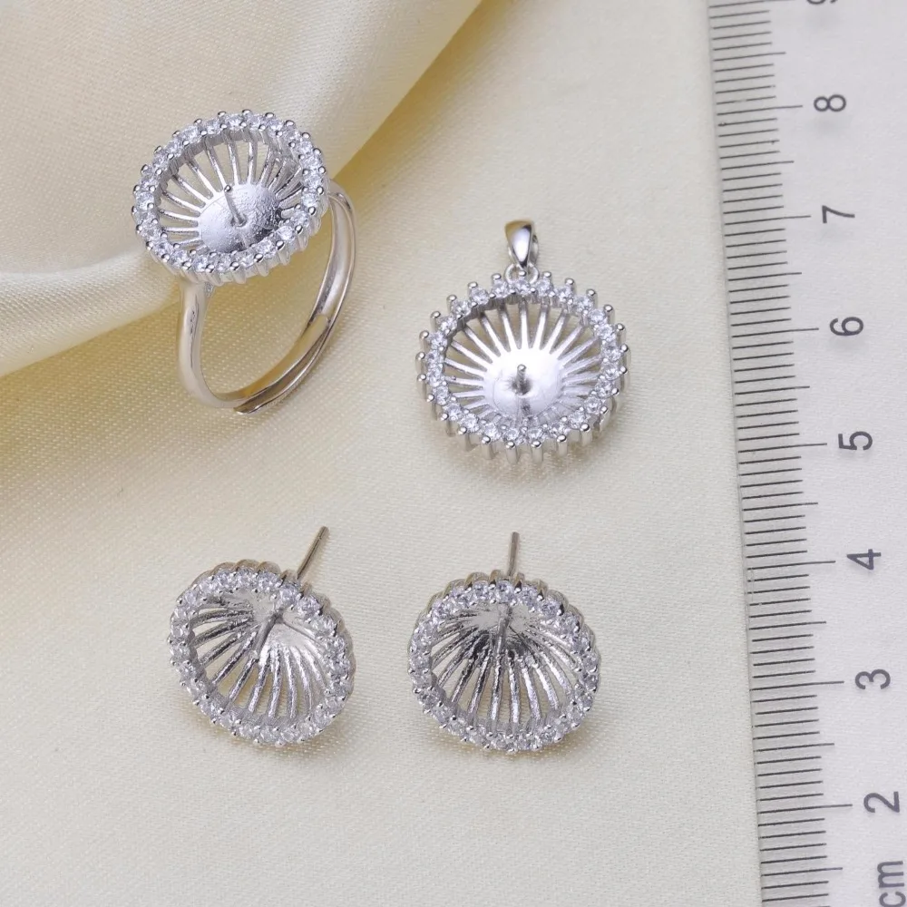 Necklace/Earrings/Ring Sets Sterling Silver Jewelry Sets Accessories Making DIY Handmade For Women Pearl Jewelry Findings
Necklace/Earrings/Ring Sets Sterling Silver Jewelry Sets Accessories Making DIY Handmade For Women Pearl Jewelry Findings