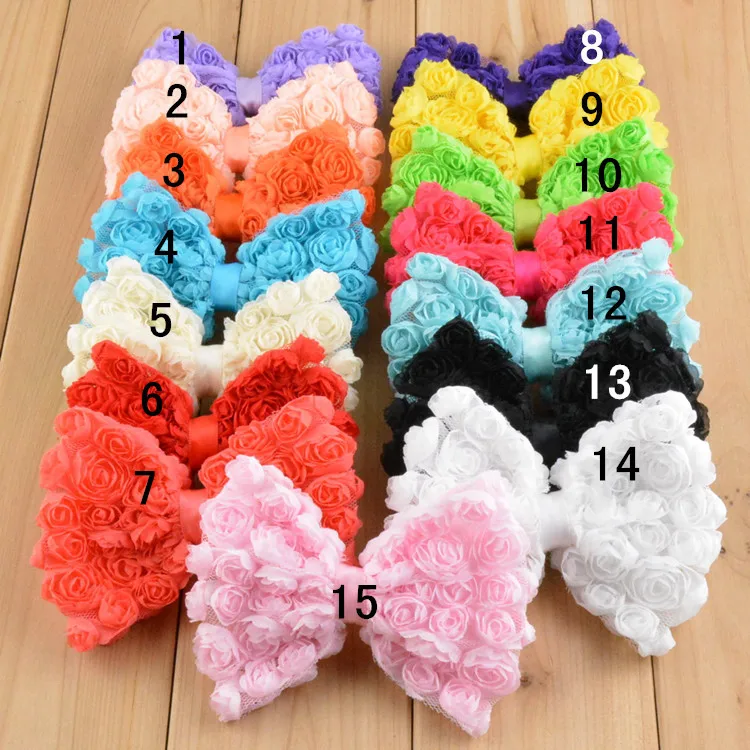 60pc/lot 4" Handmade Chiffon bows Chiffon Hair Bows Lace Hair bows for kids children headwear hair accessories 15colors
60pc/lot 4" Handmade Chiffon bows Chiffon Hair Bows Lace Hair bows for kids children headwear hair accessories 15colors