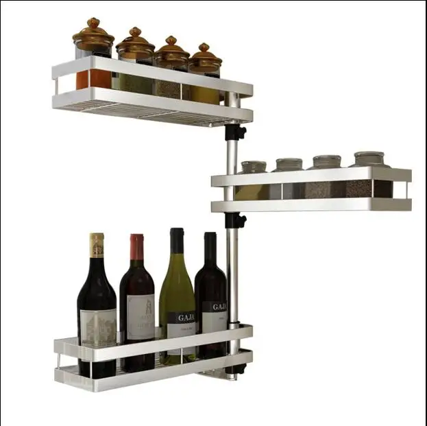 304 stainless steel kitchen condiments rack wall hanging seasoning wall to avoid the hole to receive shelves
304 stainless steel kitchen condiments rack wall hanging seasoning wall to avoid the hole to receive shelves