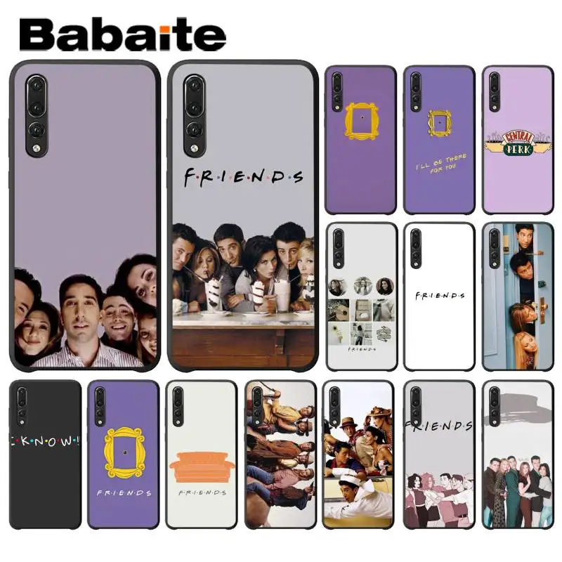 Популярный Забавный черный чехол для телефона Babaite Friends TV Show Huawei P9 P10 Plus Mate9 10 Mate10 Lite