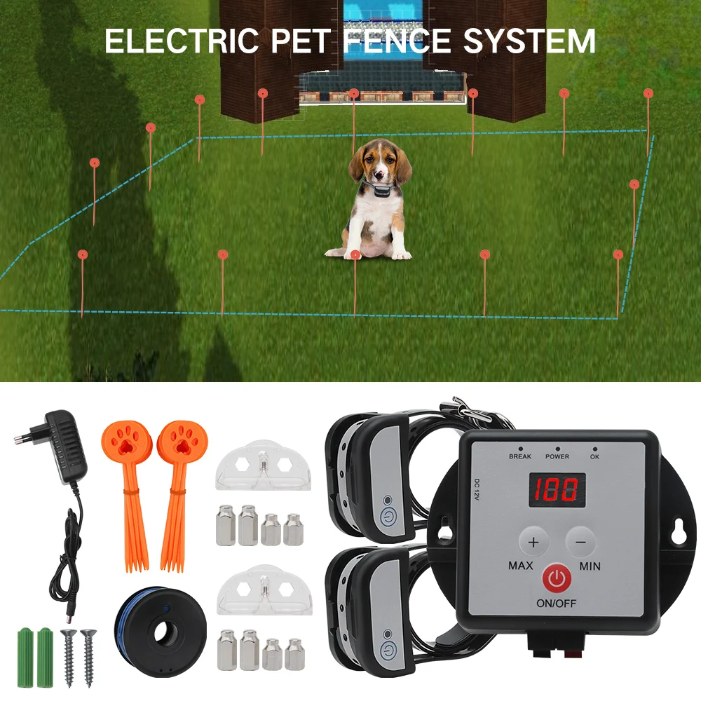 BORUiT NEW Underground Electric Dog Pet System Alarm Shock Training Collar Pet Shop Tudo Para Caes Dog Repeller 200m Big Wire
BORUiT NEW Underground Electric Dog Pet System Alarm Shock Training Collar Pet Shop Tudo Para Caes Dog Repeller 200m Big Wire