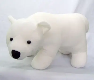 Милый мультяшный полярный медведь белая плюшевая игрушка мягкая подушка