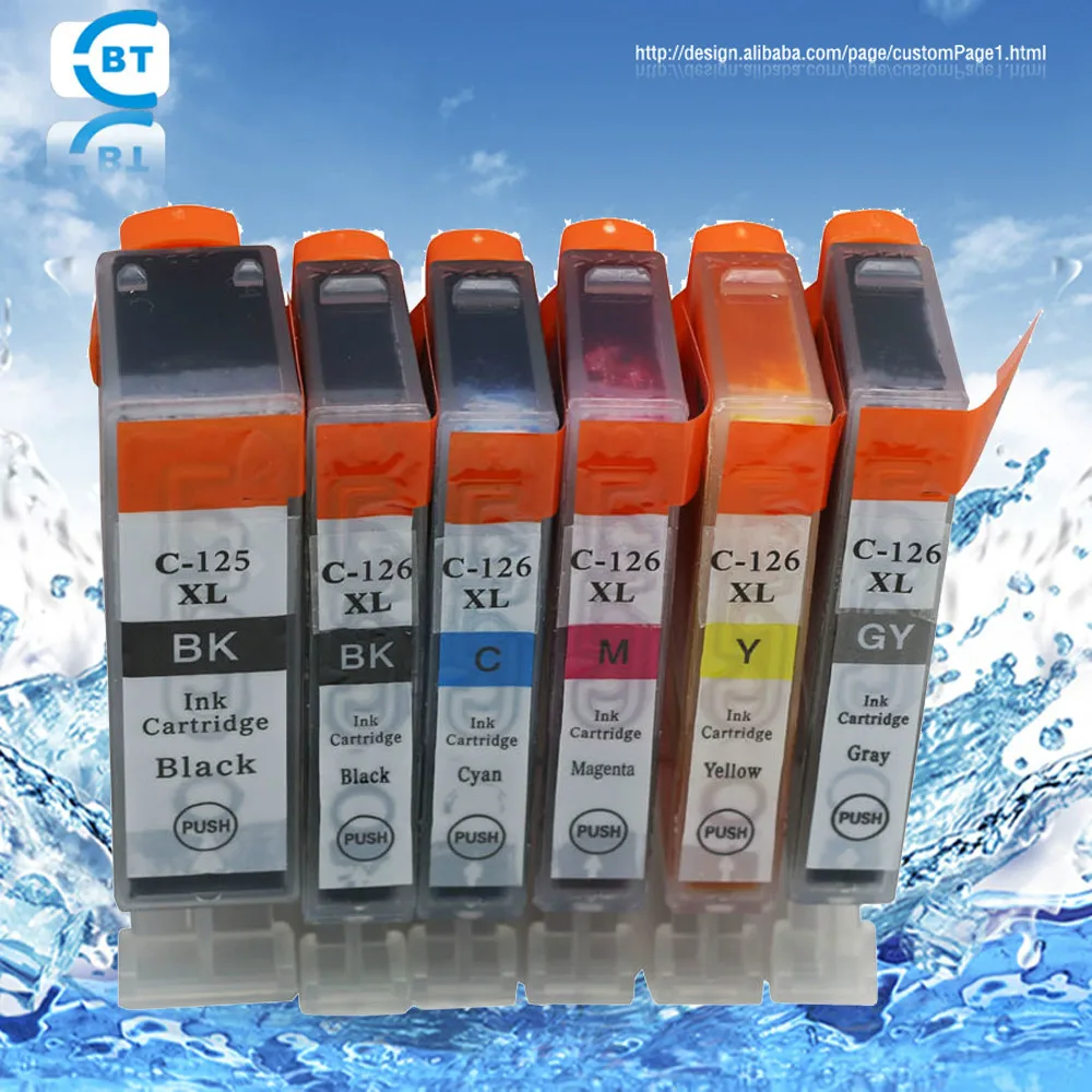 5pcs Compatible pgi125bk cli126 ink cartridge for IP4810/IP4910/IX6510/MG5210/MG5310/MG6110 printer
5pcs Compatible pgi125bk cli126 ink cartridge for IP4810/IP4910/IX6510/MG5210/MG5310/MG6110 printer