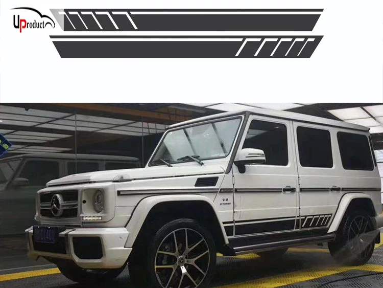 side decal strips sticker W463 Side Door Stickers Decals Set A Style Grey and black Color
side decal strips sticker W463 Side Door Stickers Decals Set A Style Grey and black Color