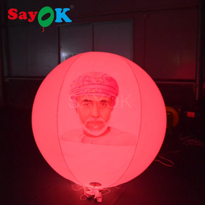 Sayok Customized Helium Balloons Inflatable Air Balloon Ball with LED Light for Anniversary Wedding Events Advertising Promotion
Sayok Customized Helium Balloons Inflatable Air Balloon Ball with LED Light for Anniversary Wedding Events Advertising Promotion