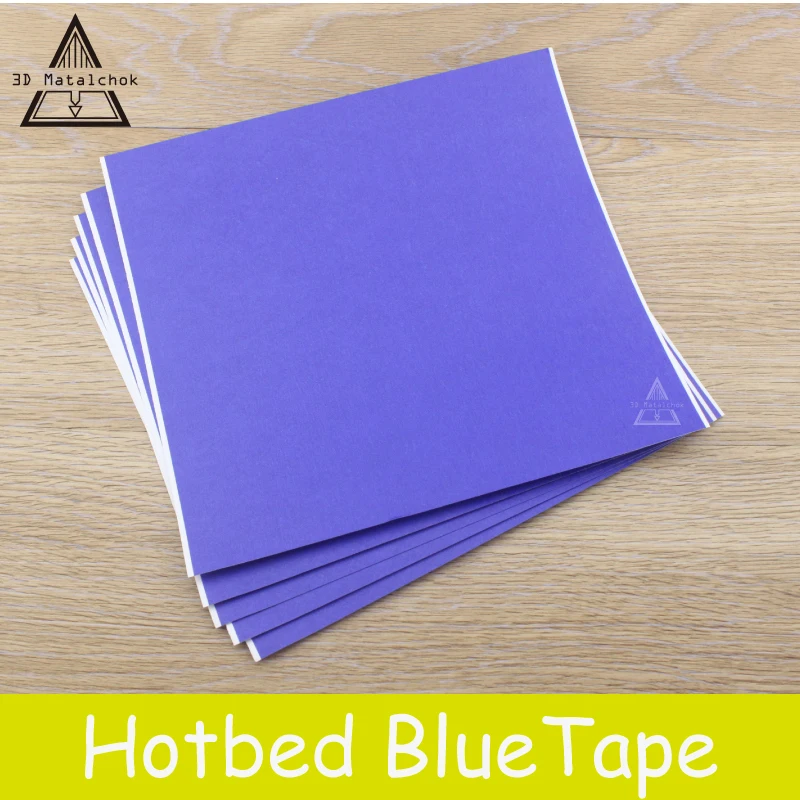 3D Printers Parts 5pcs Blue Heat Paper Tape 200mmx210mm Heating Bed Painters High Temperature Rubber Polyimide Adhesive Makerbot
3D Printers Parts 5pcs Blue Heat Paper Tape 200mmx210mm Heating Bed Painters High Temperature Rubber Polyimide Adhesive Makerbot