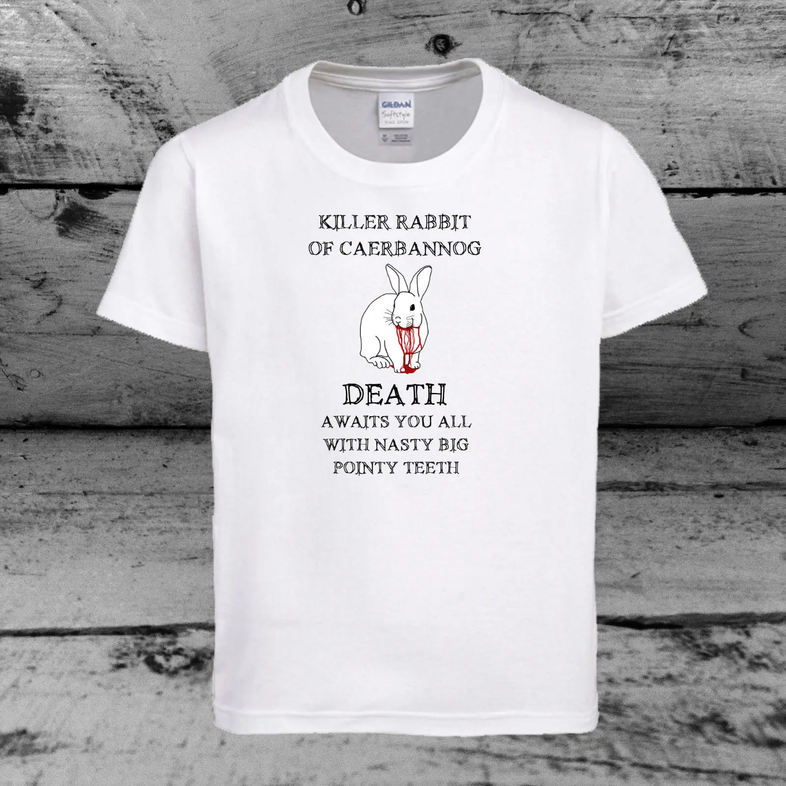 Print Men T Shirt Summer NEW KILLER RABBIT OF CAERBANNOG T SHIRT TEE TSHIRT MONTY PYTHON AND HOLY GRAIL T-Shirt
Print Men T Shirt Summer NEW KILLER RABBIT OF CAERBANNOG T SHIRT TEE TSHIRT MONTY PYTHON AND HOLY GRAIL T-Shirt