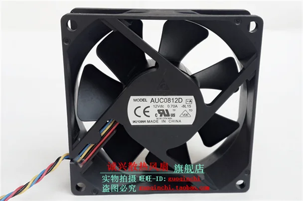 Бесплатная доставка. 8025 12 В 0 7a AUC0812D 8 см/см вентилятор шасси CPU fan PWM контроль