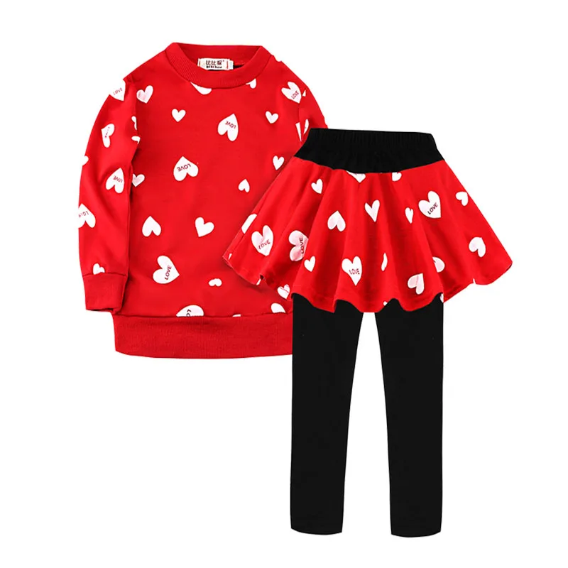 Girls clothes fashion two-piece sweet cartoon printed sweatshirt T-shirt + skirt pants 2-7 years old child high quality clothing
Girls clothes fashion two-piece sweet cartoon printed sweatshirt T-shirt + skirt pants 2-7 years old child high quality clothing