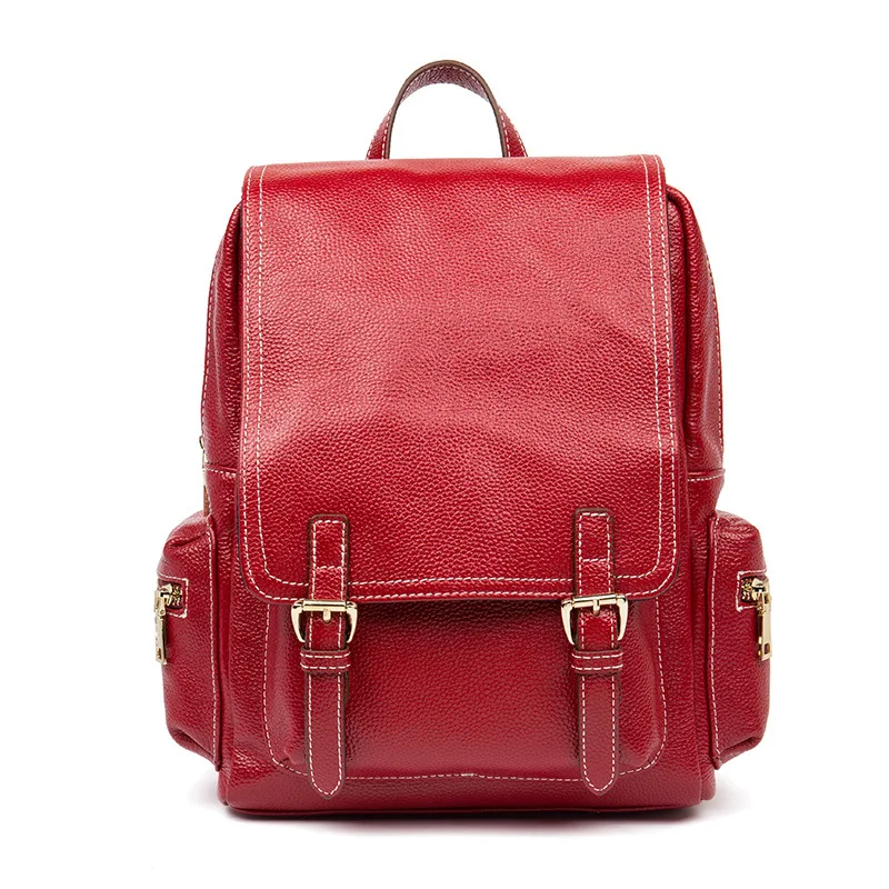 100% Genuine Leather Women Backpacks Luxury Brand Female Real Natural Leather Ladies Girl Student Casual Backpack New Fashion
100% Genuine Leather Women Backpacks Luxury Brand Female Real Natural Leather Ladies Girl Student Casual Backpack New Fashion
