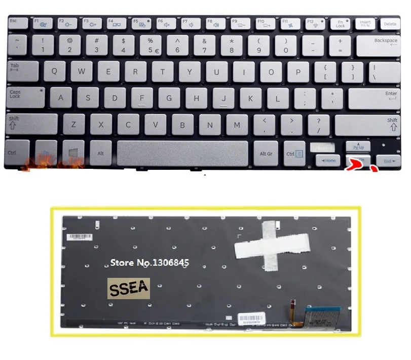 SSEA новая Подсветка клавиатуры США для Samsung 730U3E NP730U3E 740U3E NP740U3E, Клавиатура ноутбука без рамки
SSEA новая Подсветка клавиатуры США для Samsung 730U3E NP730U3E 740U3E NP740U3E, Клавиатура ноутбука без рамки