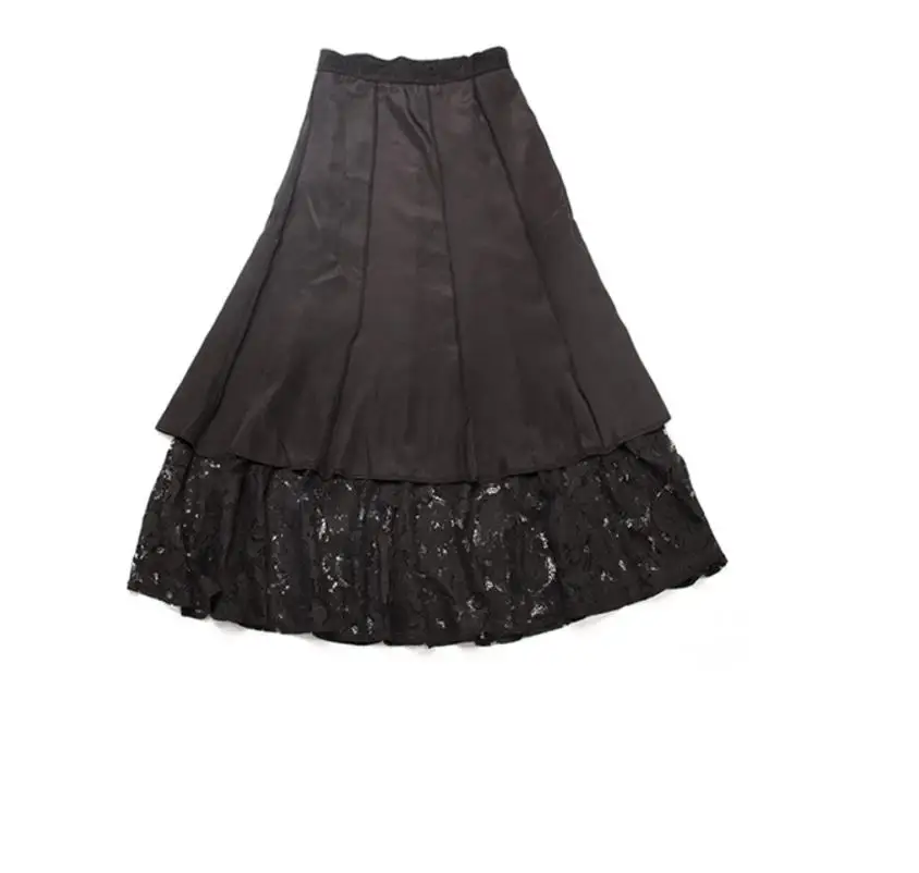 2019 Spring Summer White Black Women A-line hollow cut Lace Long Mid-calf skirt Plus size Cotton Formal Umbrella Skirts Q30
2019 Spring Summer White Black Women A-line hollow cut Lace Long Mid-calf skirt Plus size Cotton Formal Umbrella Skirts Q30